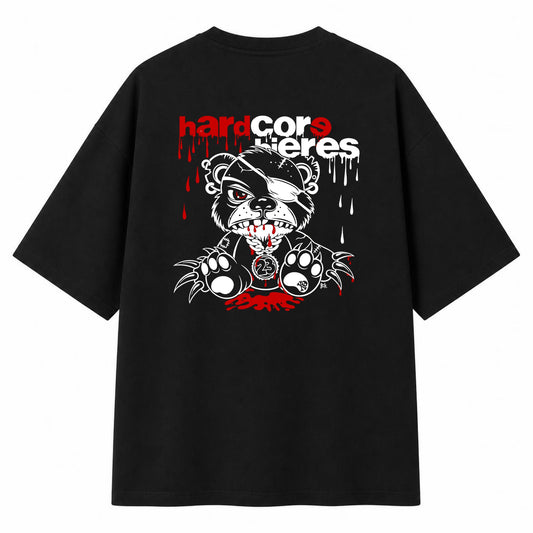 T-shirt oversize "Hardcore"