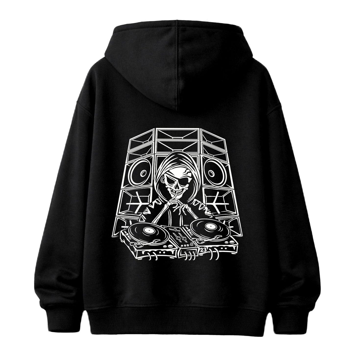  Sweat à capuche zippé "DJ"