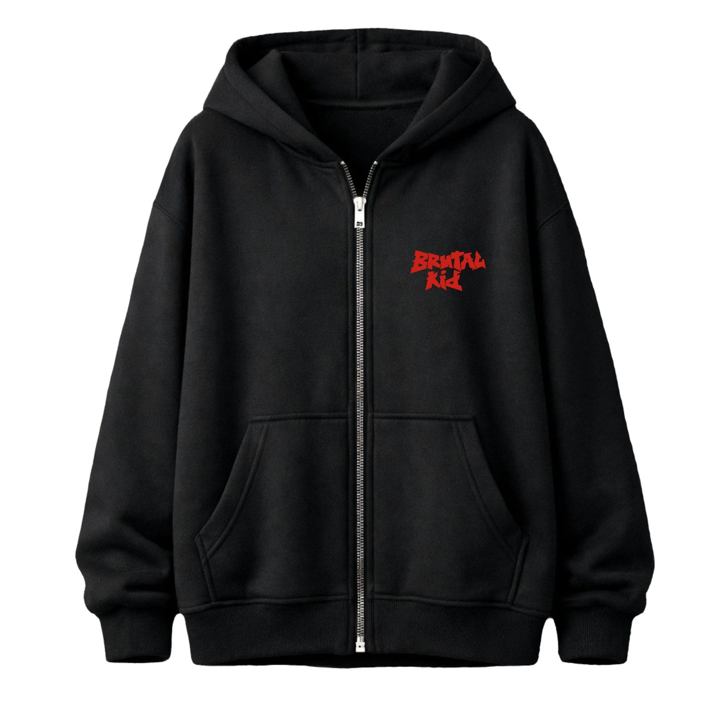  Sweat à capuche zippé "Addiction"