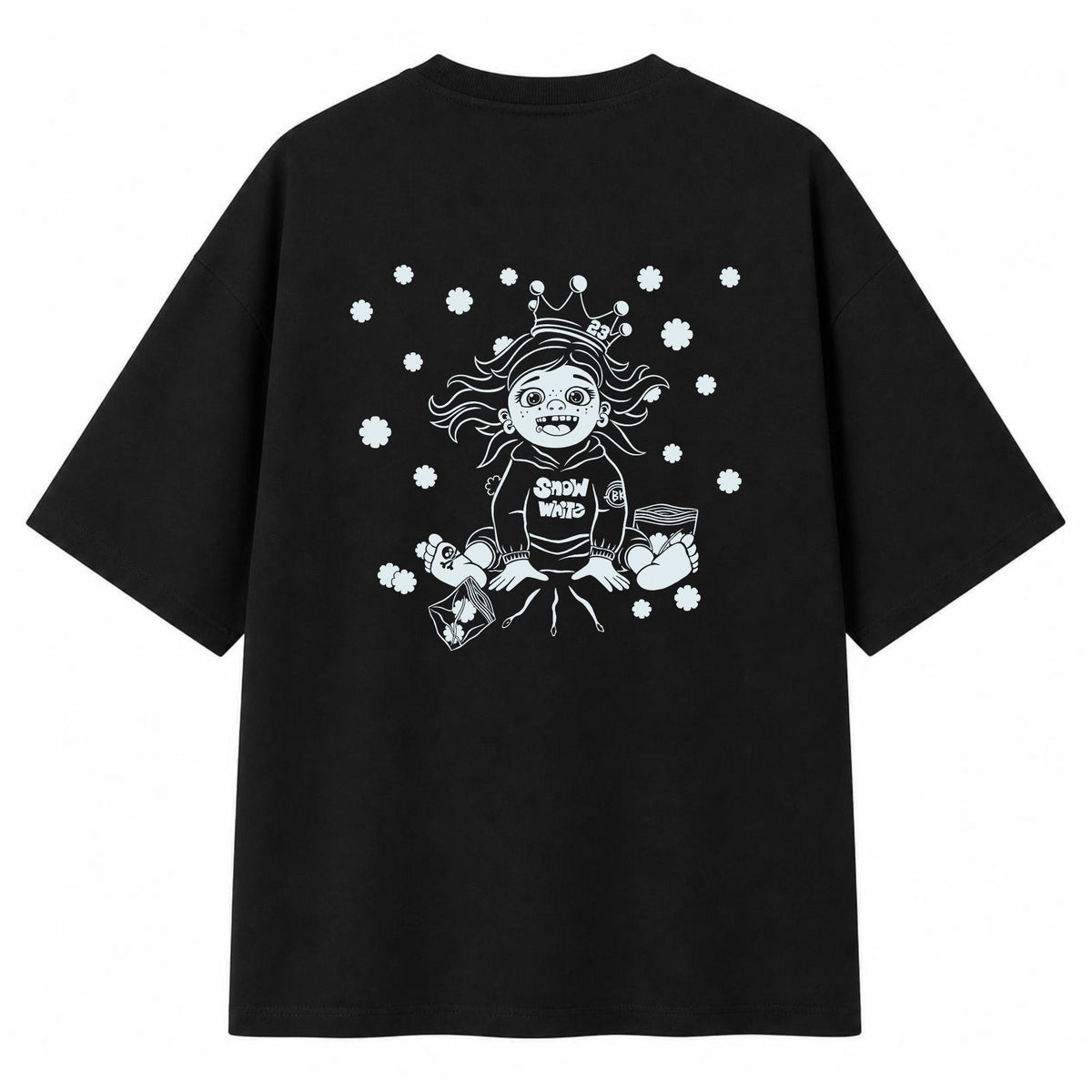 T-shirt oversize "Snow White"