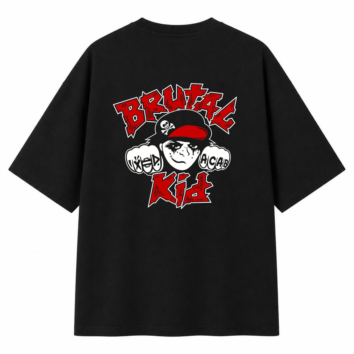 T-shirt oversize "Brutal kid"