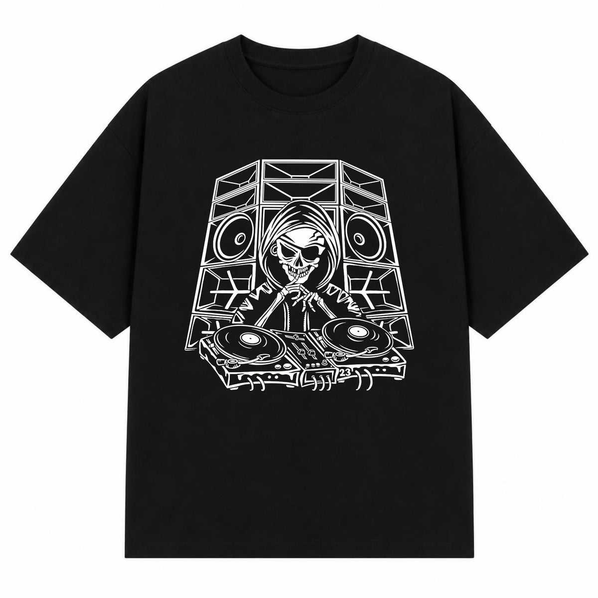 T-shirt oversize "DJ"