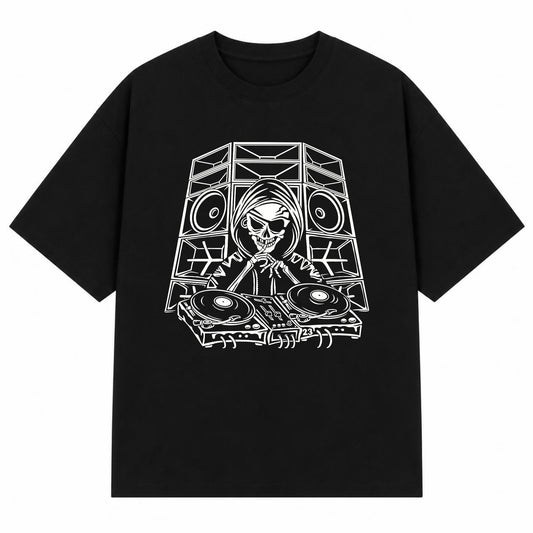 T-shirt oversize "DJ"